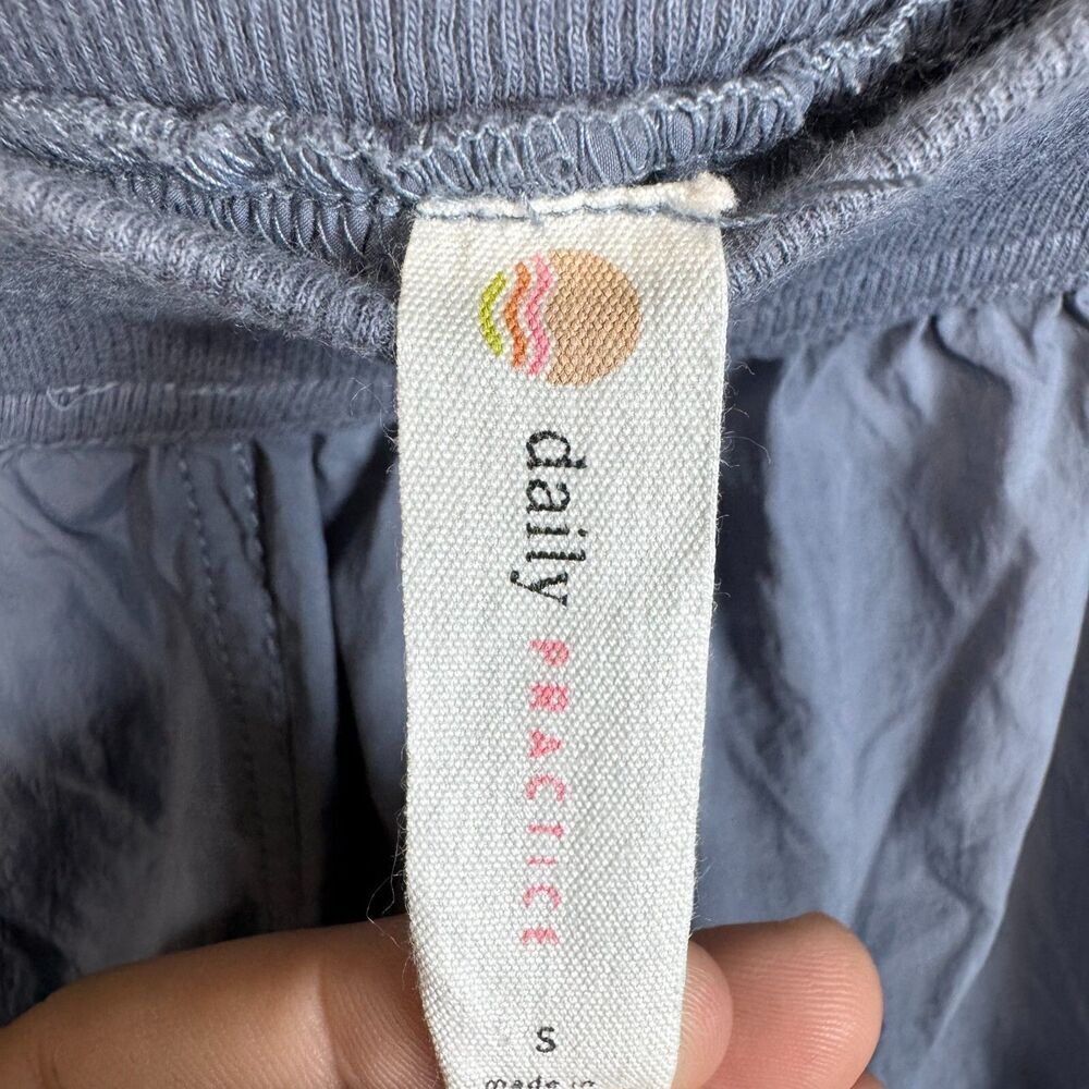 Anthropologie Daily Practice Wide Leg Wind Breaker Pants Size S Casual Lounge - Picture 8 of 9